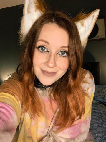 finally found some fox ears that perfectly match my hair!