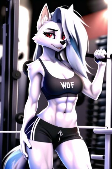 loona the gym queen [f] (ai)
