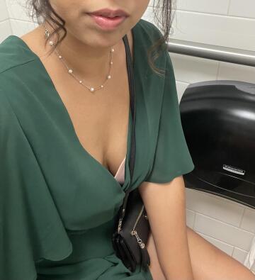 sitting in the office bathroom waiting for my work husband