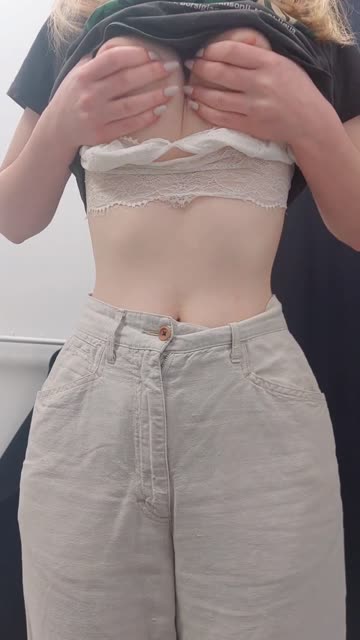 showing my petite boobs at school changing room