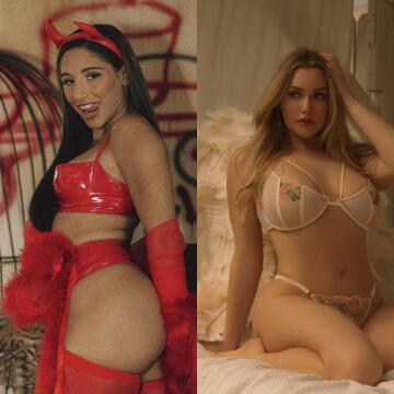 the final matchup in the semi finals, a battle of the asses if you will, [abella danger] or [mia malkova]