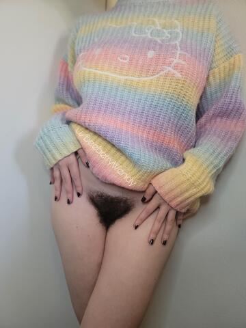 it looks so pretty with my rainbow sweater