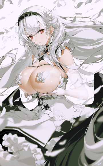 scylla with white flower on boobs (nike)