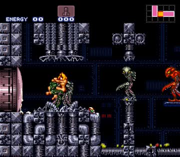 super metroid - samus gets defeated and gangbanged