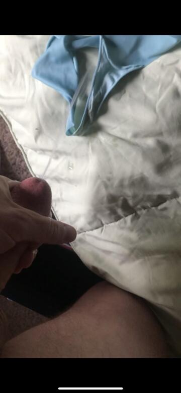 [proof] cum on a thong