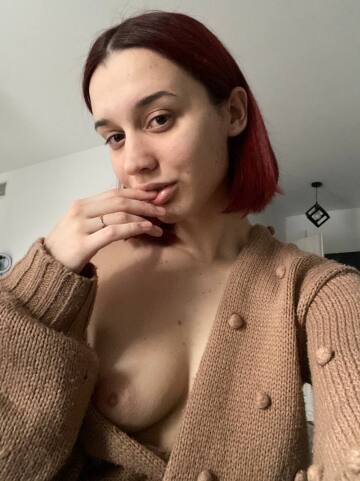 just one boob from a redhead