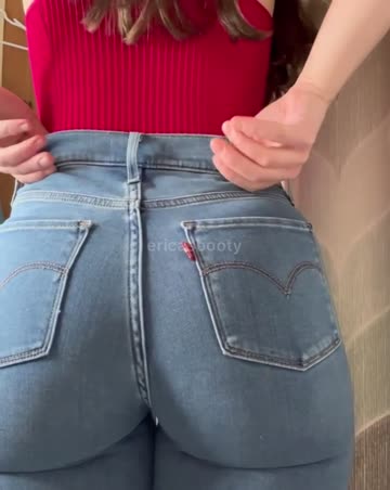 these levi’s look like they were painted on!