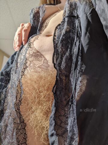 this housecoat doesn't leave much to the imagination