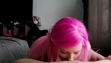 working his cock with my throat like a good girl 😇