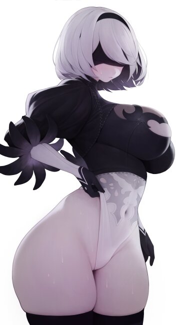 the glorious 2b thighs