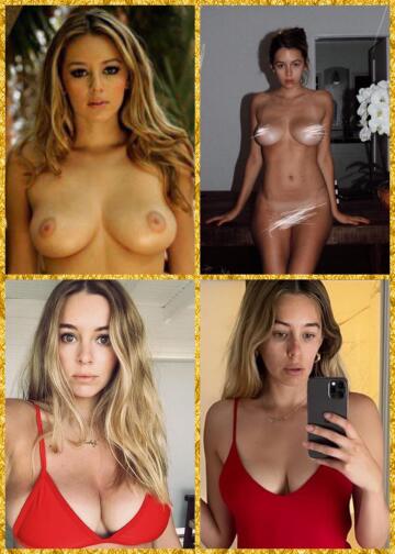 keeley in the mid 2000’s and more recently… putting those ridiculous breast reduction rumours to bed on insta…