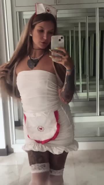sexy nurse is going to ride your face