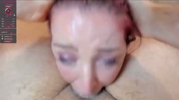 a very deep and long deep throat