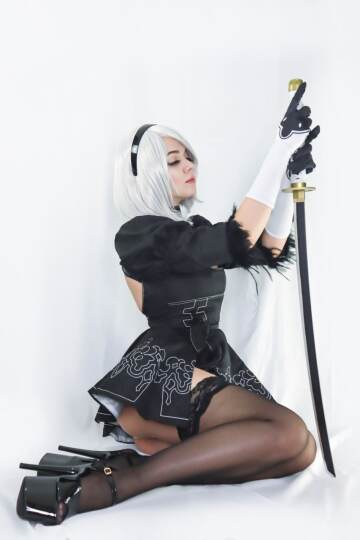my first cosplay of 2b
