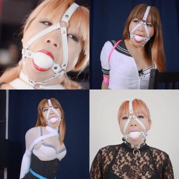 mina biggest ball gag ( 2inches ) can you wear that ?