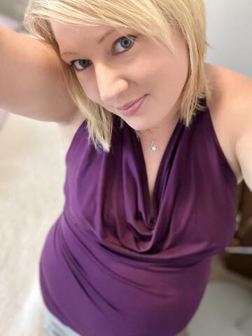 i love this new purple top on me!