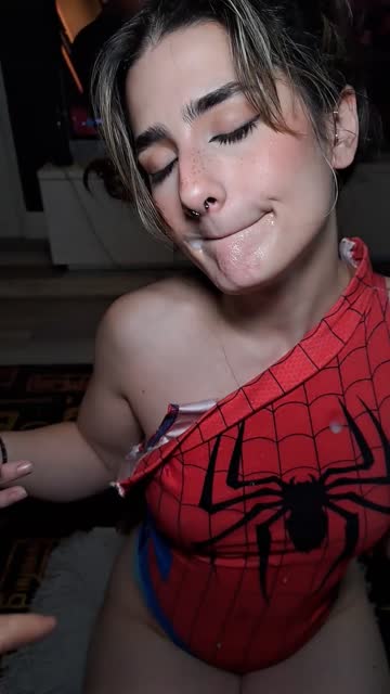 feed spidergirl your cum