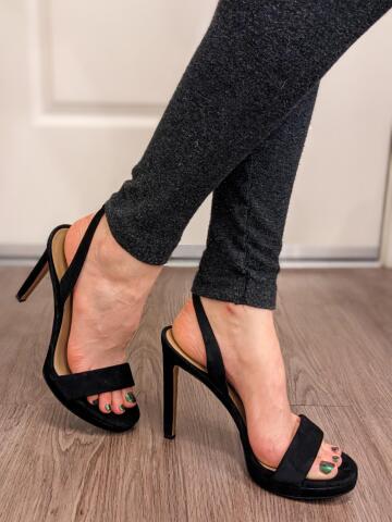 new heels and new pedi