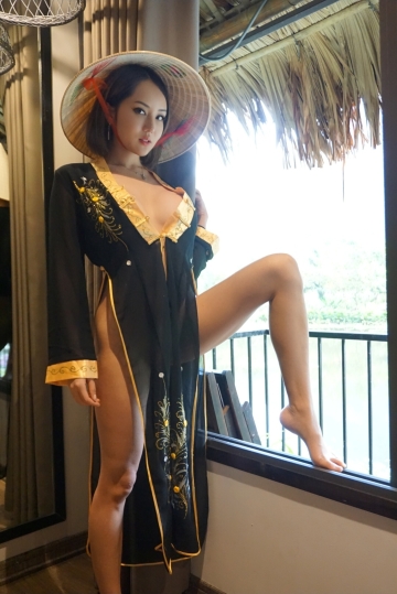 i posed as a village girl...