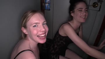 her friend's reaction to her cum-eating habit
