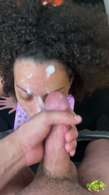 blasted her with my cum