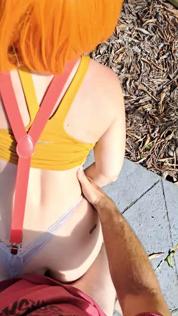 fuck misty from behind outdoors