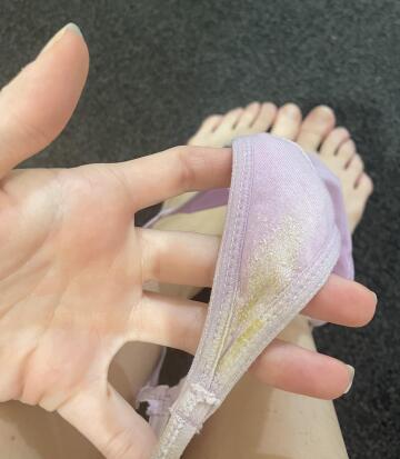 crusty purple thong + feet 🎀🧡⭐️