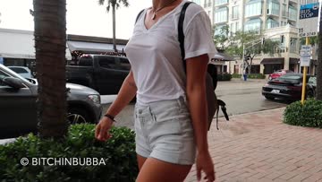 walking without a bra