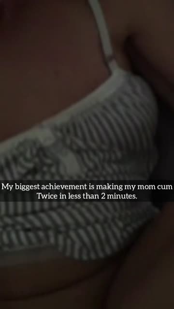 making my mom cum