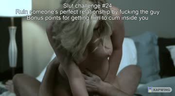 #24: have him beg you to stop as he helplessly cums inside you and ruins his relationship
