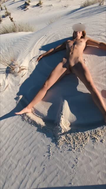 having fun in the dunes