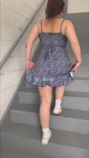 i wonder if i'll get any stares on the stairs