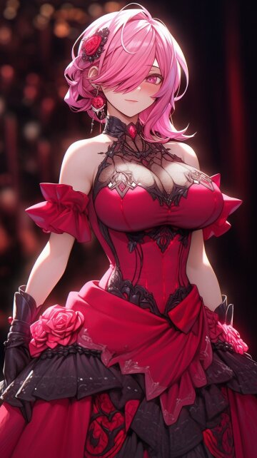 scarlet rose dress