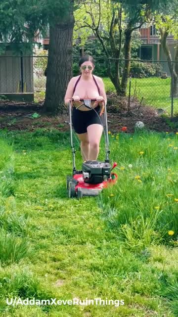 instead of making porn…i’m thinking of switching to lawn service. thoughts?