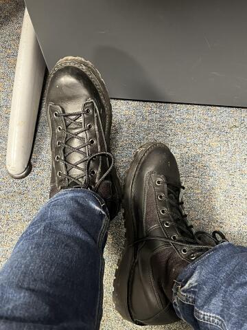 wearing in danner acadias while new to boots