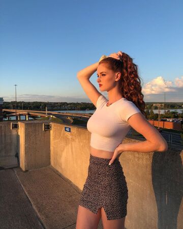 redhead sunset