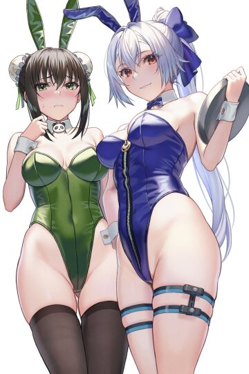 two bunny thighs