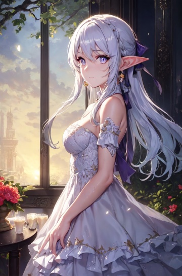 silver elf princess