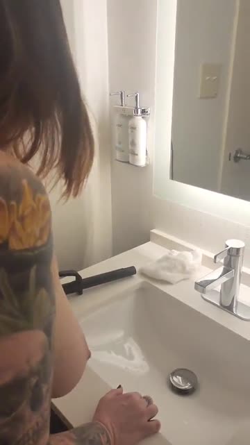 made my husband record himself reclaiming me in the hotel this morning after i spent the entire day with our bull yesterday ❤️. i wonder if he can feel how stretched out and used i am.