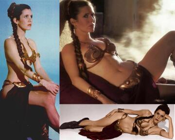 carrie fisher. apparently she was in some movie nerds are celebrating today. 1980’s