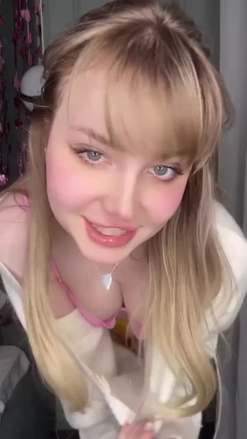 saw my panties through the neckline?