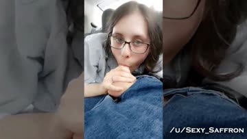 swallowing cum in the backseat! ;