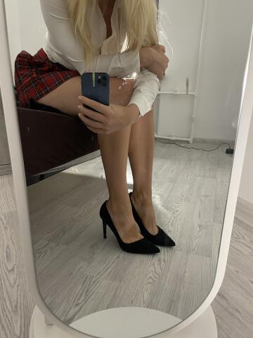 my look for today with my new heels