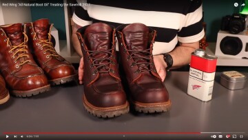 red wing boot oil give a matte look to my boots but i want them to shine like the ones on the left