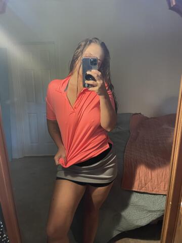 girl on girl golf attire