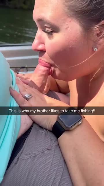 my brother ioves when i go to the lake with him!