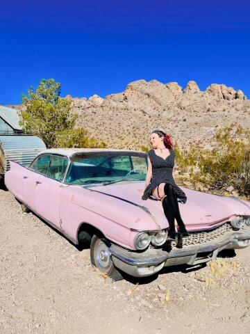 pink cadillac in nelson, nevada