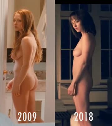 amanda seyfried (body comparison over the years)