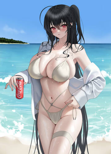 taihou with coca-cola (fujioniace)