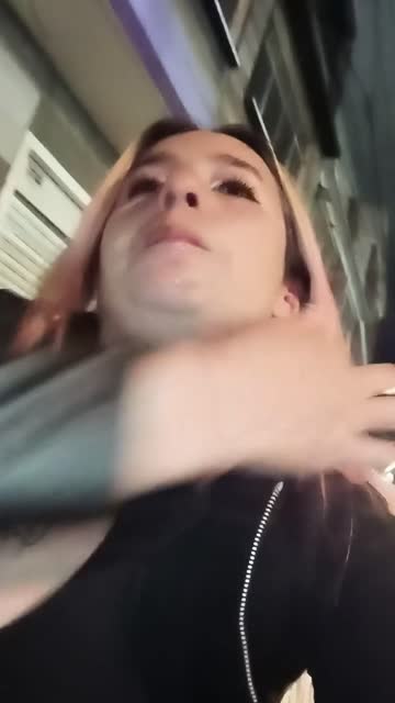 busy public street puking: l got caught!!! 😁🤮✨